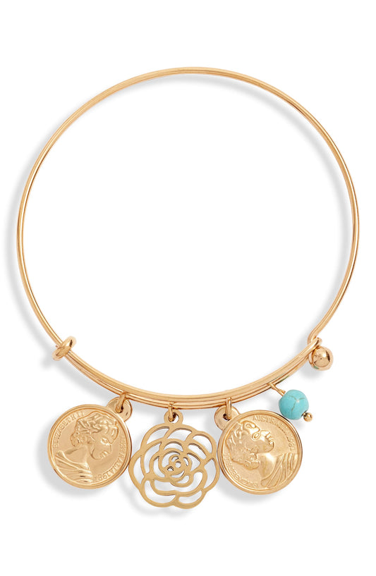Multi Charm Bangle | More Colors Available-0