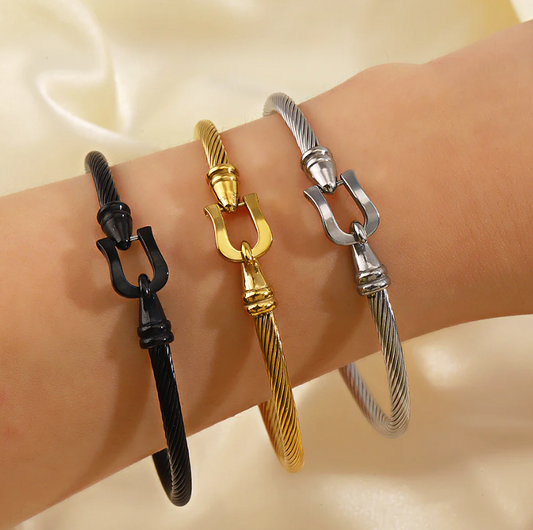 Cable Cuff Bracelet-0