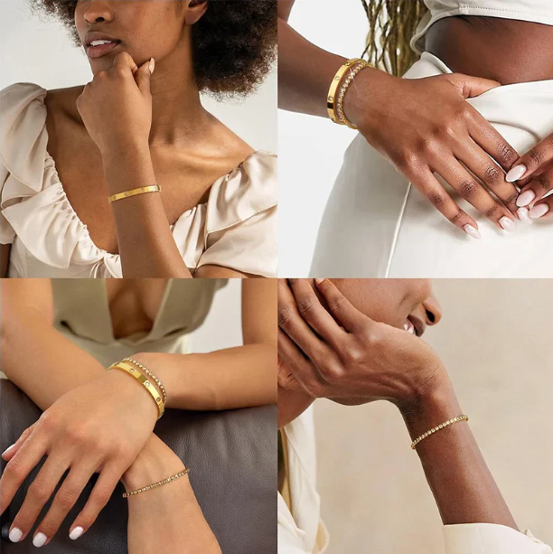 Dazzling Crystal Bracelet Set-3
